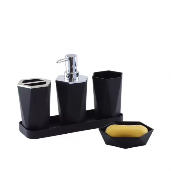 Plastic Bathroom Set 7 pieces 